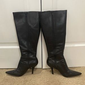 Nine West black heeled boots